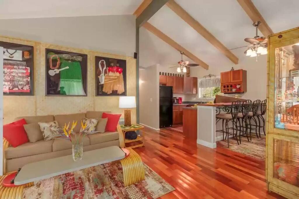Hau'Oli Place Tiki Cottage In فولكانو المظهر الخارجي الصورة